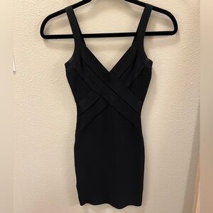 BCBG Black Bodycon Mini Dress